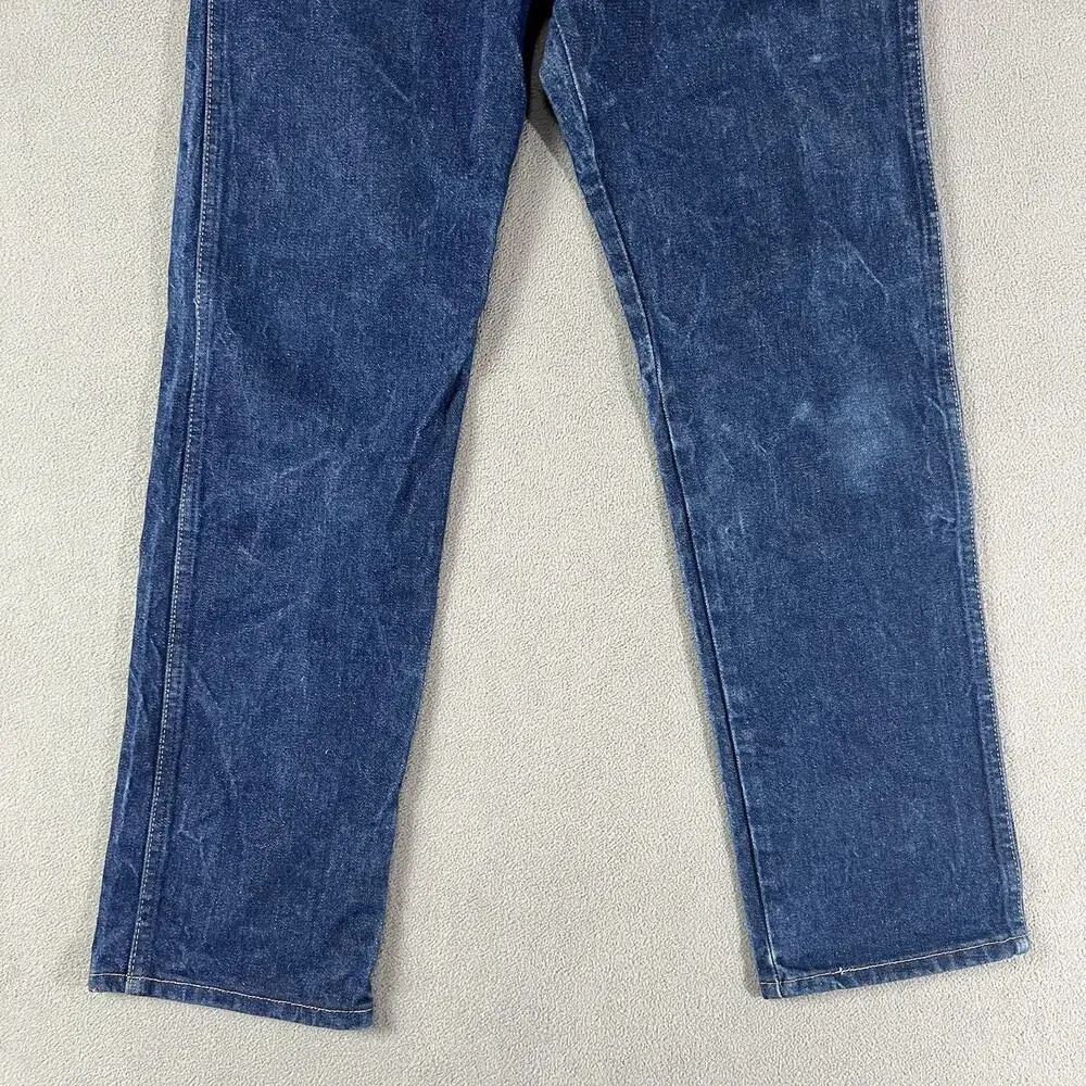 Wrangler Jeans Mens 30X31 Blue 13MWZ Faded Western Rodeo Cowboy Workwear